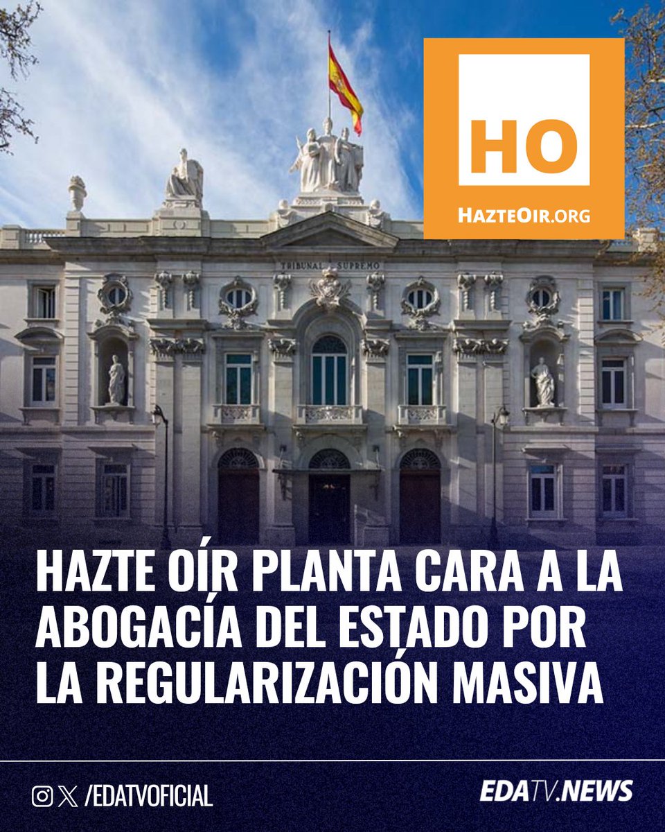 🇪🇸‼️ | Cuenta atrás para la batalla judicial contra la regularización masiva en el Supremo. <a href="/hazteoir/">HazteOir.org</a>