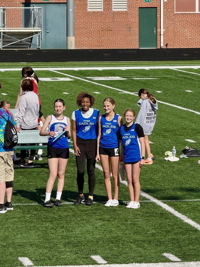 frgsd3's tweet photo. Congratulations to our FRGMS Track &amp; Field team on a great performance at the IESA 2A Sectional this past Saturday. 

Go Eagles! 🦅 https://t.co/lovUCz39h1