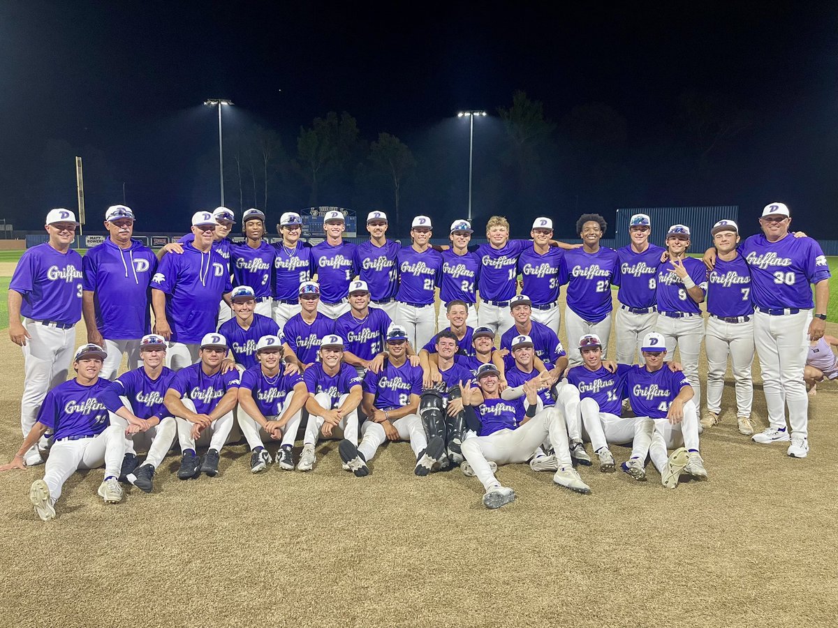 DTHSbaseball's tweet photo. ⚾️ LHSAA STATE CHAMPIONSHIP SCHEDULE ⚾️

#8 Dutchtown vs #2 Sam Houston 

📍 McMurry Park – Field 40

🗓️ Game 1
Thursday — 5:30 PM

🗓️ Game 2
Friday — 5:30 PM

🗓️ Game 3 (If Necessary)
Saturday — Time TBA

Come out and support the Griffins as they compete for a STATE CHAMPIONSHIP https://t.co/4ia5BqW3R7