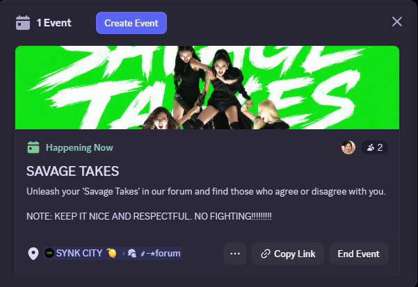 synkcityph's tweet photo. On-going event in our discord server.

#aespa #aespa_WDA_OUTNOW 
Join us in: https://t.co/Ry5nSDXMOL https://t.co/w6Cl3YCicd