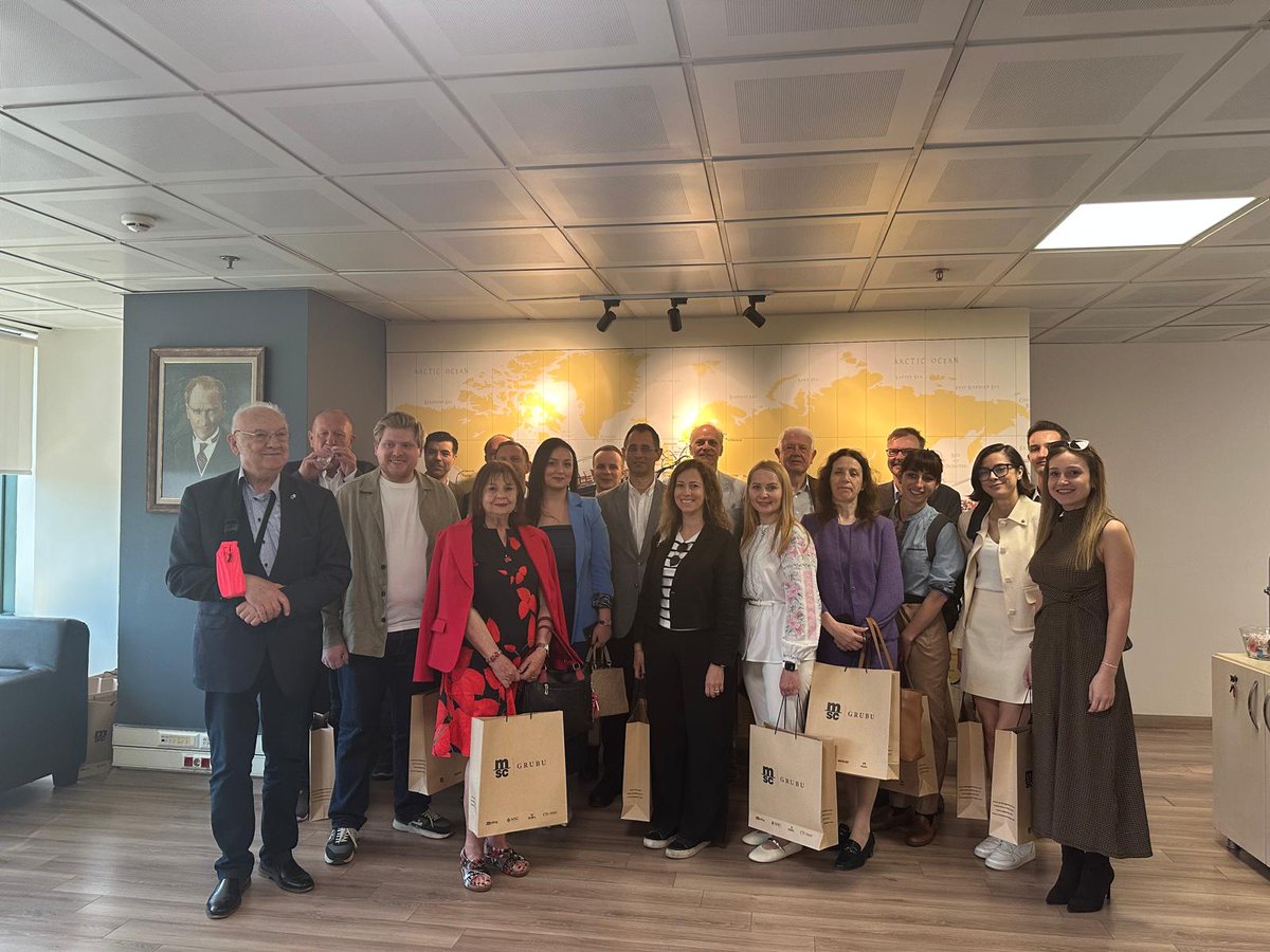 TEBD_Project's tweet photo. @TEBD_Project
organised its second Study Visit to #Türkiye, #Mersin, from May 5th to 8th. A delegation of 13 European Chambers could learn, visit and exchange on #ports, #logistics and #tourism. This study visit was kindly hosted by Mersin Chamber of Shipping. https://t.co/miH5CEB8Fu