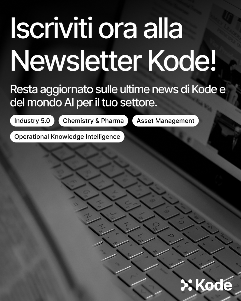 kode_solutions's tweet photo. The new issue of the @kode_solutions newsletter is just around the corner: sign up to discover the tangible benefits of data science and what's new in #AI for #manufacturing #mobility #AssetManagement and #operationalKnowledgeIntelligence.
Subscribe now https://t.co/JDNckhRD2Q https://t.co/uvIrf5NjH2