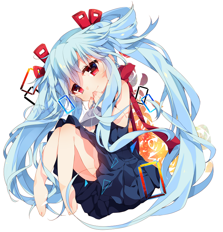 「量子の海のリントヴルムのモードちゃん」|燈型 Minのイラスト