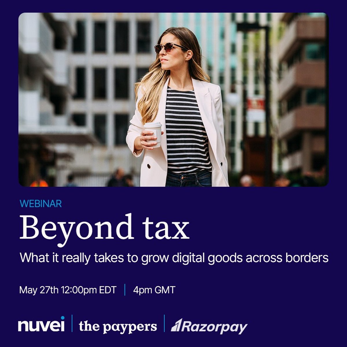 Nuvei's tweet photo. Most teams think Merchant of Record is a tax solution, when It's more of a growth model.

For SaaS, video gaming, streaming and e-learning brands, that's the difference between entering a market and monetizing it. 

Join our webinar on May 27th: https://t.co/0791PQVtg2 https://t.co/j4IcjRViuG