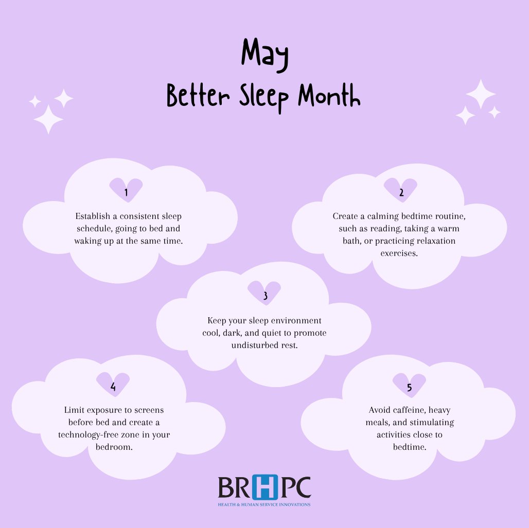 BRHPCHealth's tweet photo. Better Sleep Month is here, reminding us how much good rest shapes our mood, energy, and health. Start with small, gentle changes that make your nights smoother and your mornings lighter.
https://t.co/usKjeAYjDY
#BetterSleepMonth #Insomnia #NighttimeRoutine https://t.co/o8w5jOhcaX