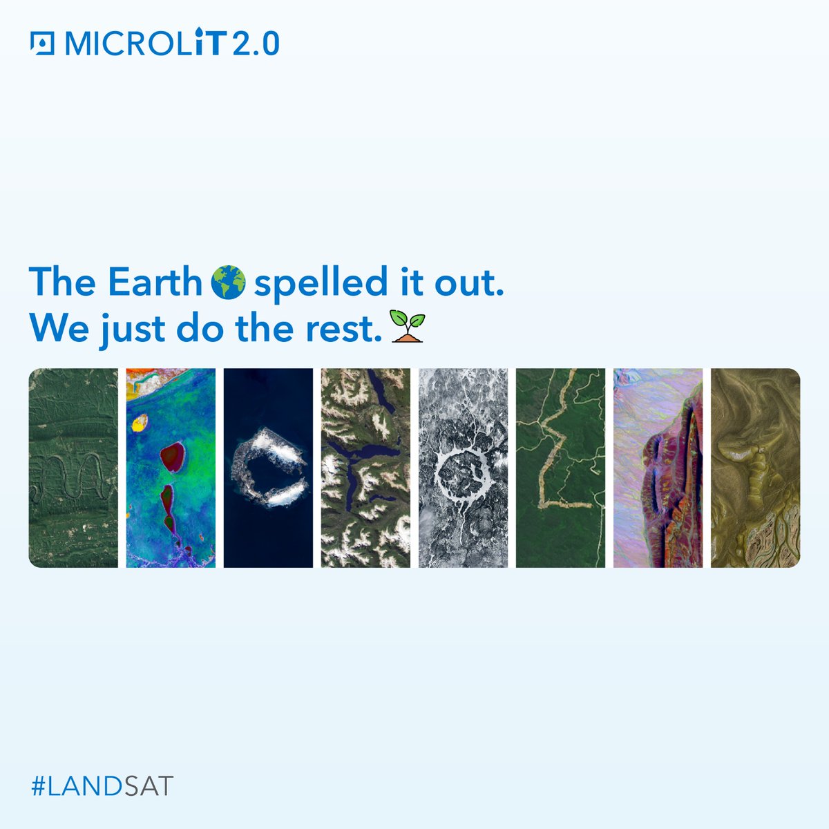 Microlit_Global's tweet photo. Glaciers. Coastlines. Craters. Wetlands.

For 50+ years, NASA’s LANDSAT has been quietly observing Earth — and somewhere in that data, the planet spelled our name.

Every letter is a real landscape. A real place.

Precision starts with observation. 🌍

Image: NASA LANDSAT https://t.co/OYAg70z5LE
