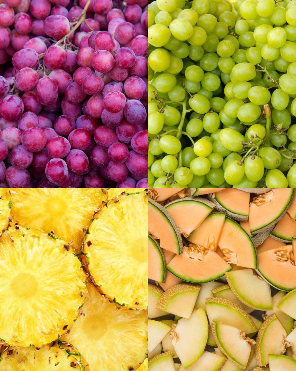 TandT_Produce's tweet photo. Commodity of the Month: Grapes, Pineapple, &amp; Melons! 🍇🍍🍈

Order your produce from us today using the item codes below ⬇️

Red Grapes - item code 1011 
Green Grapes - item code 1012
Pineapple - item code 1027
Honeydew - item code 1014
Cantaloupe - item code 1000 https://t.co/tvOguWul5W