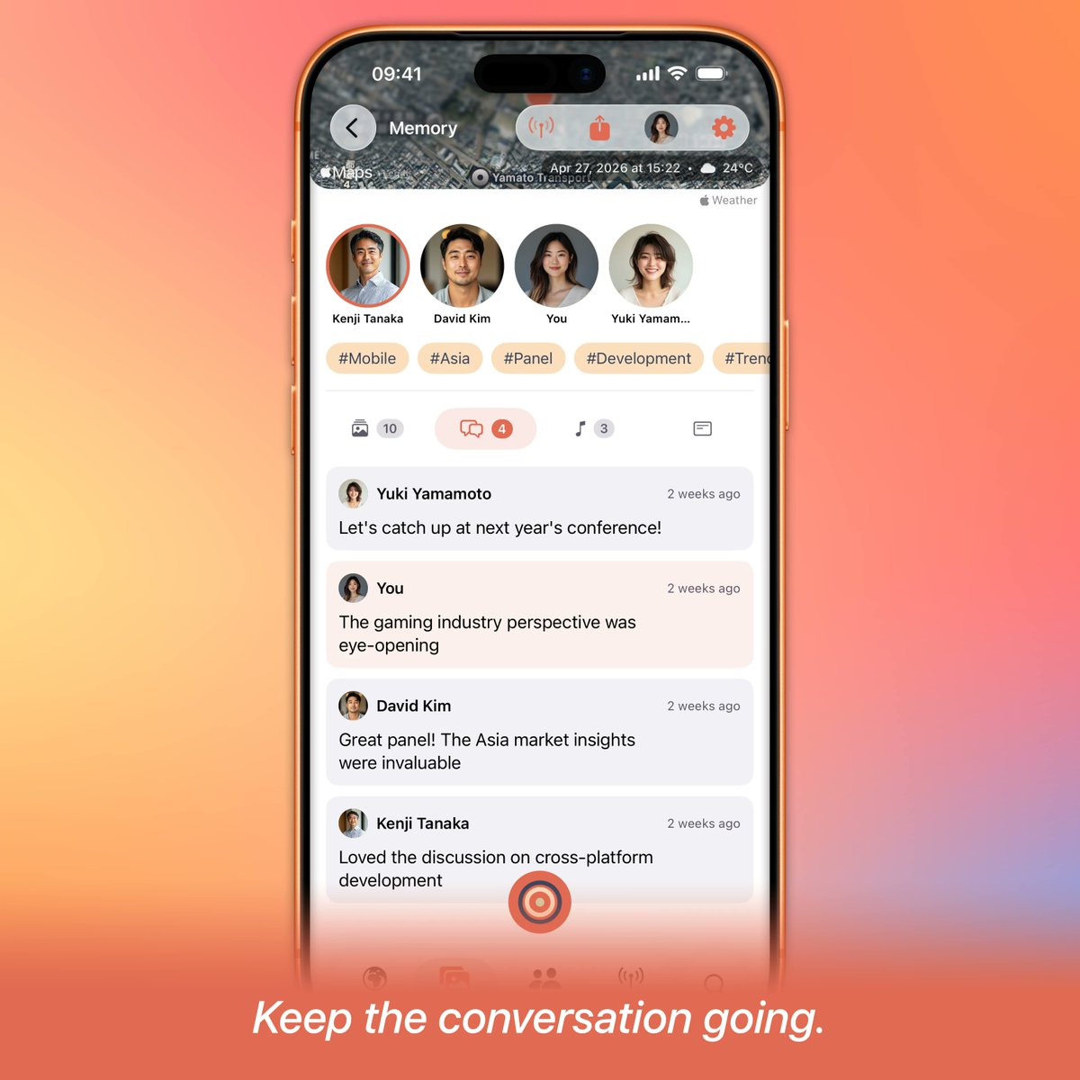 meetoryapp's tweet photo. Keep the conversation going. #Meetory https://t.co/Ic8Wtc2fti