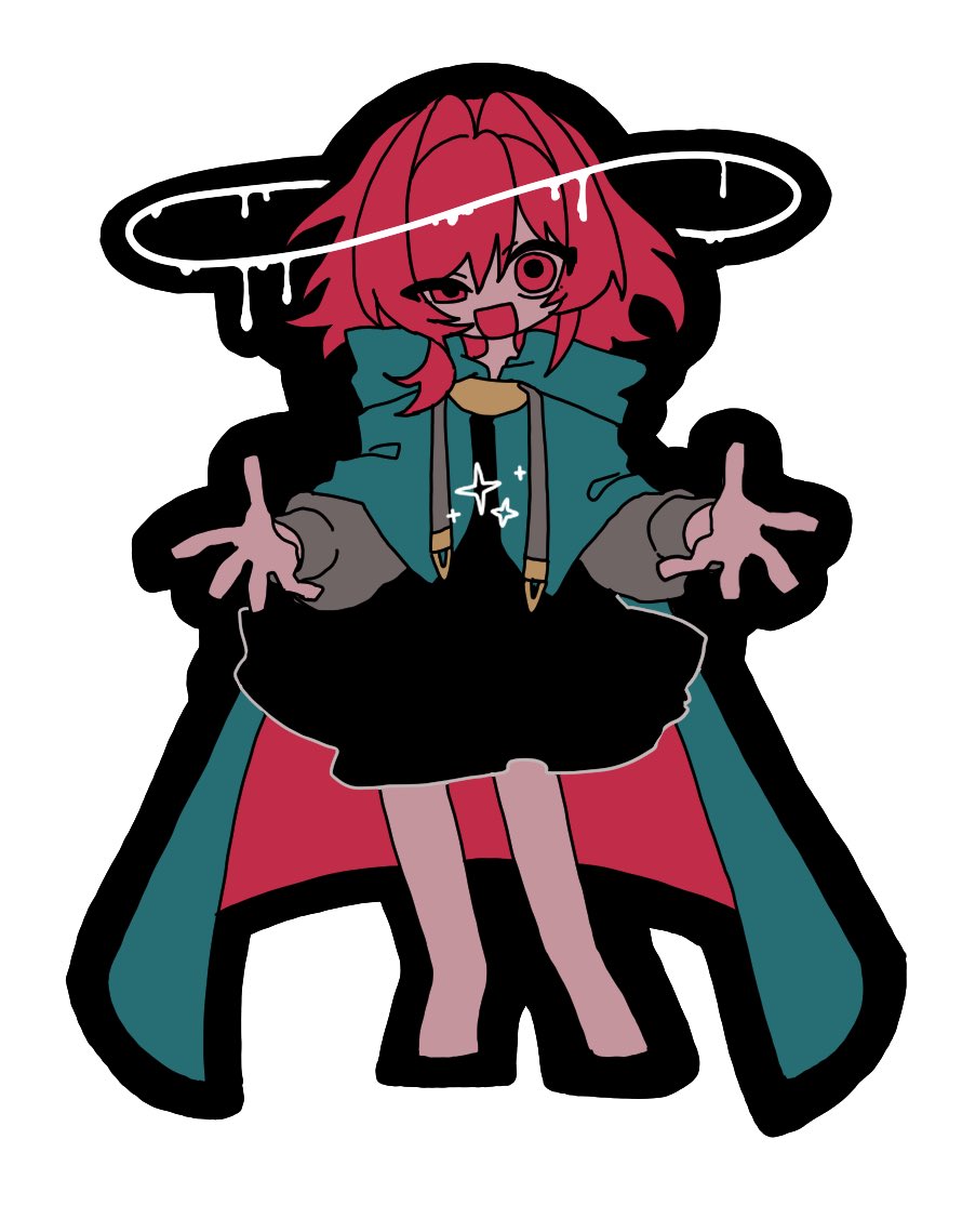 新しく描いたステッカーはこれ！魔法使いバージョンアキちゃん！