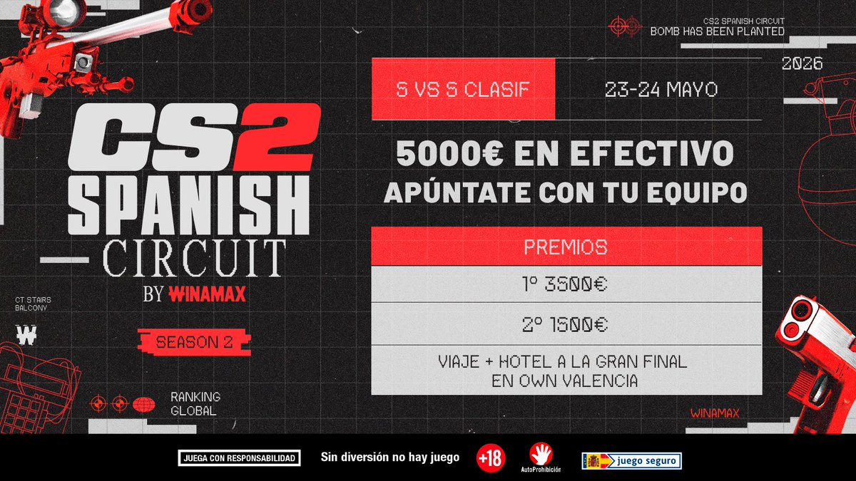 CS2 Spanish Circuit by Winamax tweet media