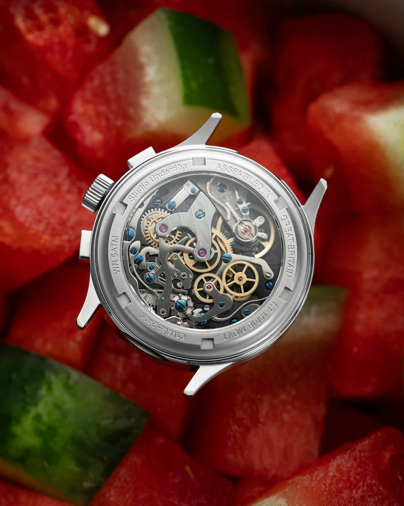 TheWatchmen_EA's tweet photo. WATCH OF THE WEEK: The Studio Underd0g Watermel0n
The Watch community is notorious for its rigid devotion to heritage and "serious" horology, but every so often, a disruptor forces the timeline to take a breath and smile, the Studio Underd0g Watermel0n is one such disruptor

This British-born micro brand didn't just release a watch, it sparked a movement centered on the idea that high-quality watchmaking doesn't have to be stuffy, and so Watermel0n became the ultimate "if you know, you know" piece that prioritized personality over prestige.
#TheWatchMenEA #WatchOfTheWeek #WatchesOfX #WatchesOnTwitter #Watches