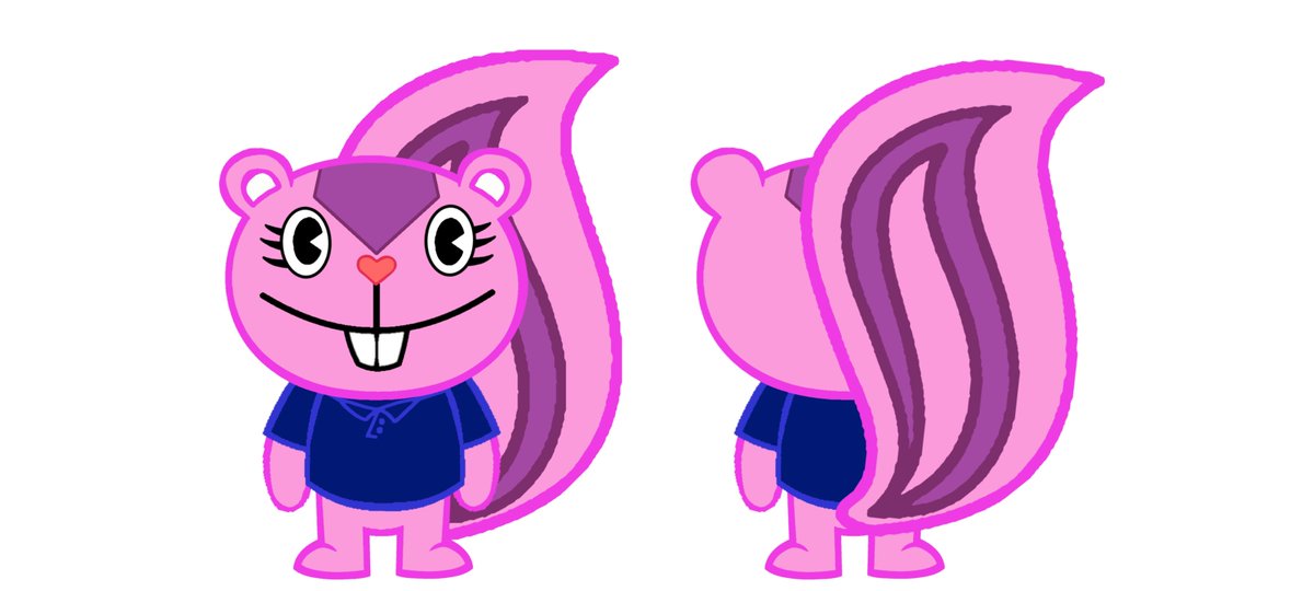 DuronCarl's tweet photo. HTF Happy Tree Friends Oc Character Luz-claritha Turnarounds #2 https://t.co/bkvAaUn9if