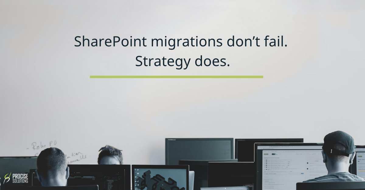 Procise365's tweet photo. ⚠️ Most SharePoint migrations fail before they start.

Why? They’re treated like a move, not a transformation.

A successful migration should:
✔️ Clean up old content
✔️ Improve structure
✔️ Align with workflows

Do it right = long-term success.

👉 https://t.co/P92jpqGI3W https://t.co/Ns8EnDjUqD