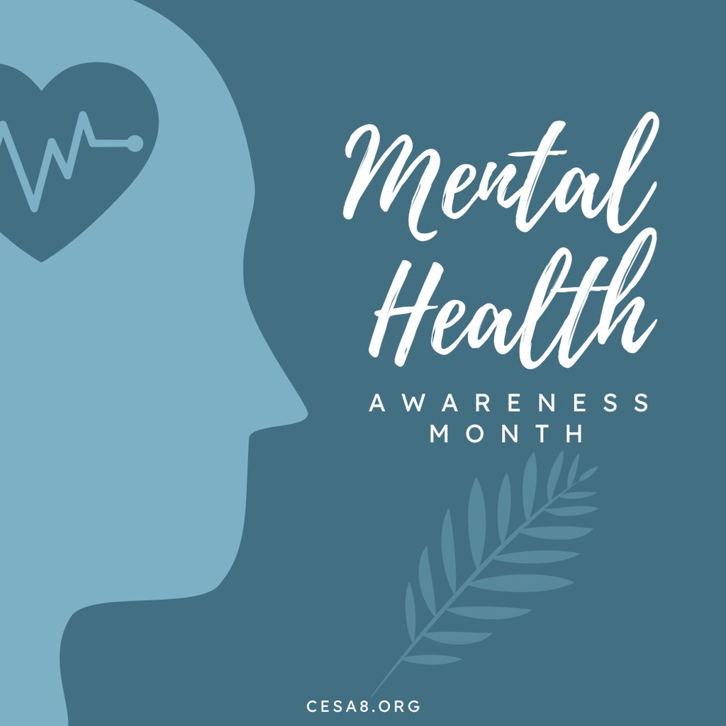 CESAeight's tweet photo. It’s Mental Health Awareness Month. Let’s keep the conversation going, support one another, and make space for mental wellness every day, not just this month. #MentalHealthAwareness https://t.co/x4sLJpGHSp
