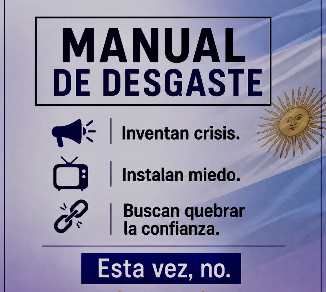 ElCiudadano1958's tweet photo. @infobaenvivo @infobae Siguen #Operando #OpinadoresOperando guerra de desgaste contra el gobierno !!#Peligro #ApagondeMedios ..!!! https://t.co/jHwi74ft1J