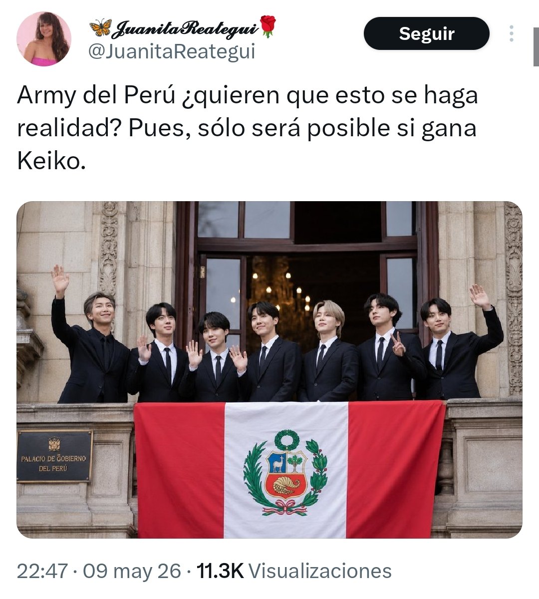 Derechistas haciendo campaña por Roberto Sánchez tweet media
