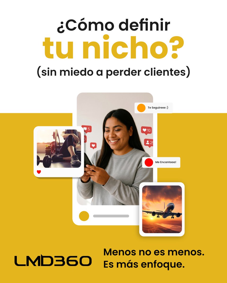 Lumedia360's tweet photo. El miedo a perder clientes es real. Pero el riesgo de no enfocarte es peor: tener muchos clientes que no son los ideales, que no te valoran y no vuelven.

Una marca con nicho definido no es una marca chica. Es una marca clara. Y la claridad vende. 

En Lumedia360 te ayudamos. https://t.co/uTAzn2Argb