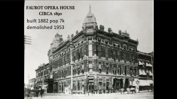 The Faurot Opera House in Lima, Ohio illustrates America's love for ...