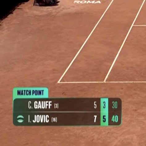 coco gauff won this match 😅