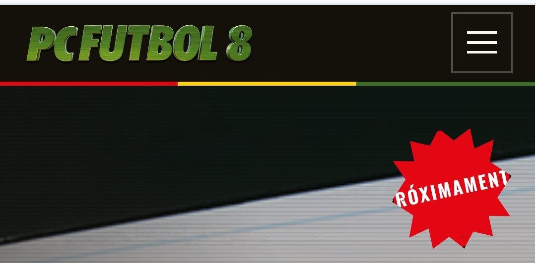 El pc futbol 8 sale "ROXIMAMENT"