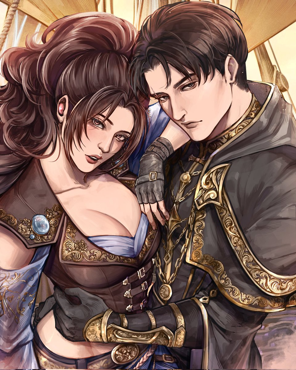 mamacat1409's tweet photo. Averris: The Riftborn

🌟 Liren Averris &amp; Ashriel Karn 🌟
Original characters belong to: @ysiromanceclub
Art by: @non_unooo
Commissioned by me

#аверрисдитяразлома #клубромантики #RomanceClubGame #visualnovel #fanart https://t.co/HL8YH8MzLu