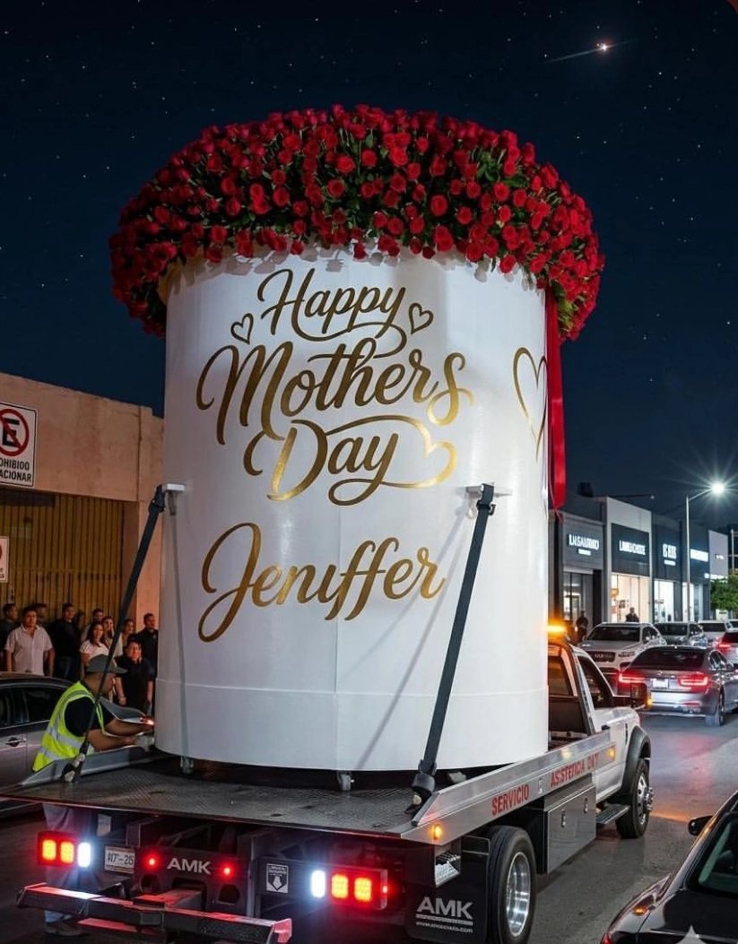 lopezdoriga's tweet photo. Se hizo viral un ramo de miles de rosas que por su tamaño fue trasladado en una plataforma vehícular en Matamoros, Tamaulipas.

La festejada por el Día de las Madres recibió el regalo con música de banda.

🎥Redes Sociales

Más en https://t.co/BjdELZkpfR https://t.co/mZQsyRXv8f