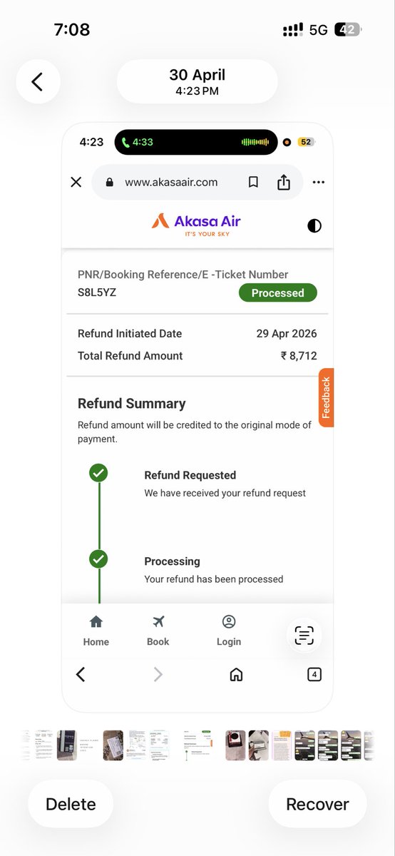 Priyu_parekh's tweet photo. @GoibiboSupport @goibibo my refund is still not processed even after the airline already refunded the amount long back. Shared proof multiple times but no resolution till now. Extremely poor customer support and unacceptable delay. https://t.co/OdOcDPR9XL