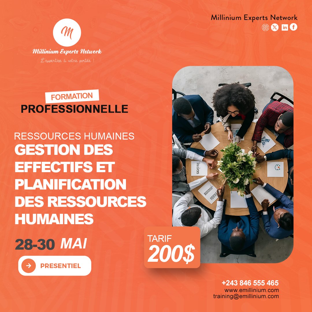 Millinium01's tweet photo. Investissez dans vos compétences ce mois de mai !
De nouvelles opportunités de formation s’offrent à vous pour renforcer vos capacités professionnelles, améliorer votre performance et évoluer dans votre carrière.
📍Places limitées
Inscriptions ouvertes dès maintenant
#Formation https://t.co/AQjrLy0Miu