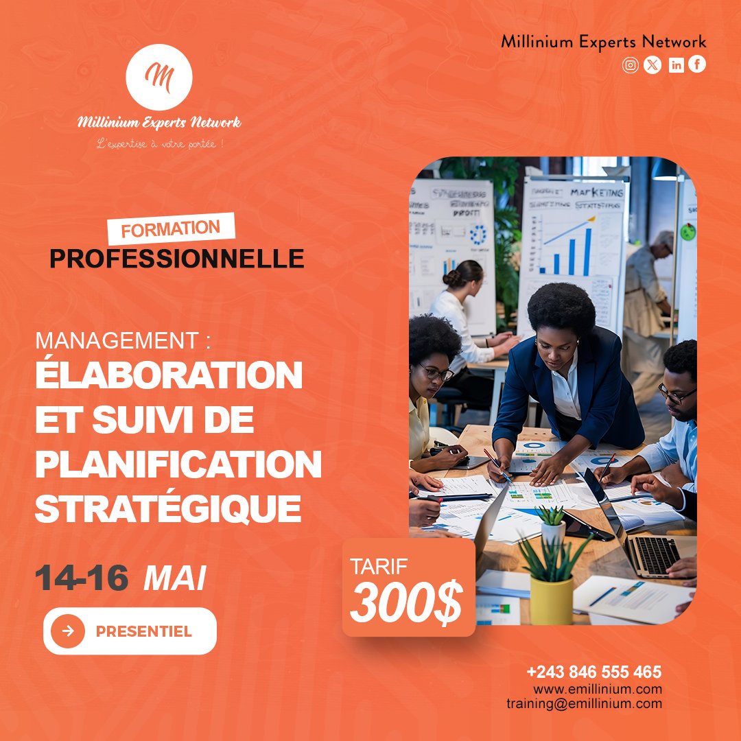 Millinium01's tweet photo. Investissez dans vos compétences ce mois de mai !
De nouvelles opportunités de formation s’offrent à vous pour renforcer vos capacités professionnelles, améliorer votre performance et évoluer dans votre carrière.
📍Places limitées
Inscriptions ouvertes dès maintenant
#Formation https://t.co/AQjrLy0Miu