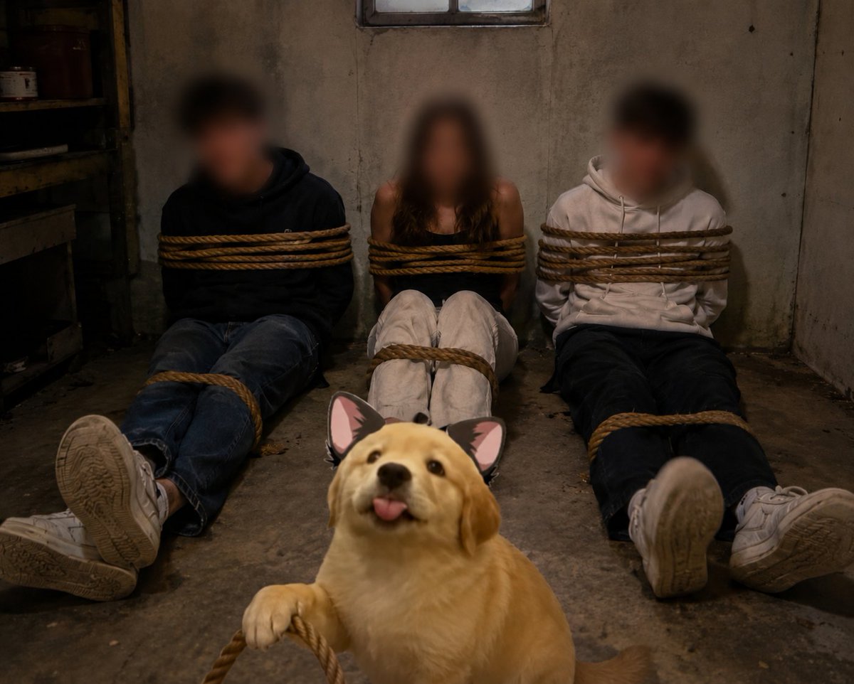 SLEWooloo's tweet photo. [Breaking] I just received a photo of the SLE headquarters. It appears that Aze has tied up the admins and will only release them if they raise the LP limit so he can play next split. https://t.co/mQf2Syzkpb