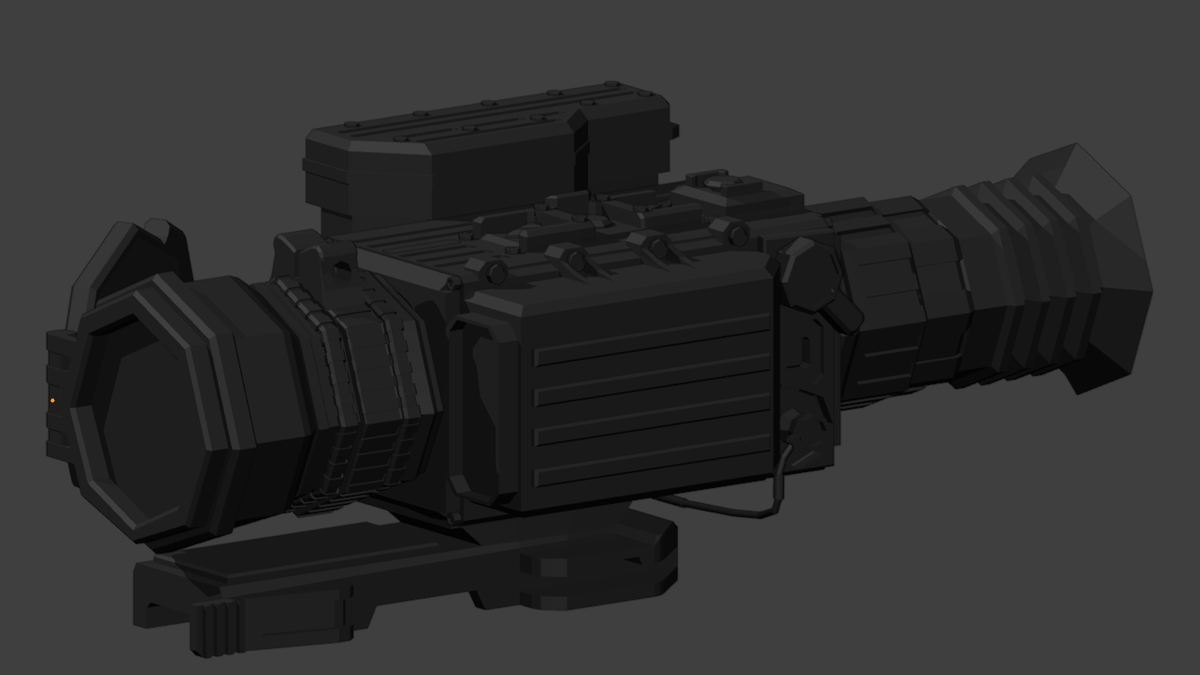 Barcode_Minbo's tweet photo. Blender – Day 83

Low poly Archer TSA-11LRF WIP

There are basically no 3D models of this thermal optic on the internet, so I might actually be the first person to recreate it in Blender.

Now the only thing left is the part I hate the most in the world: texturing.

#Blender https://t.co/PjrExH3b2Q