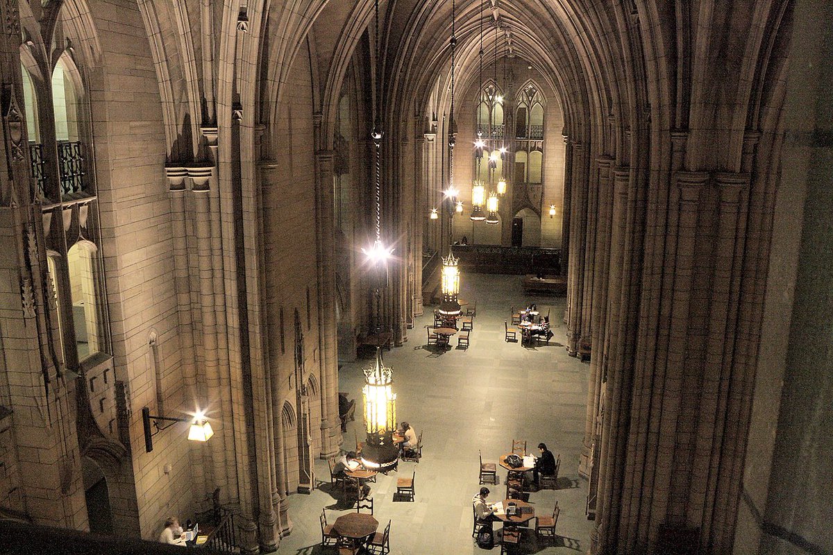 L_Aurelian214's tweet photo. The Cathedral of Learning, a stunning 42-story skyscraper that serves as the centerpiece of the University of Pittsburgh, PA. The records state ground was broken in 1926, and classes were held in it by 1931. The massive Cathedral Commons Room is seen yet doesn't appear to be reflected in the construction image. I wonder when, where and how this impressive open space was complete in such a short time? This isn't some cathedral in Europe that was built over hundreds of years.  Somehow, it gives that impression....