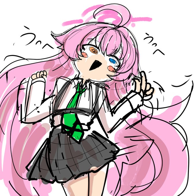 しょっととりっくみてたらこうみえたぼく
#ブルーアーカイブ
 #ブルアカ 