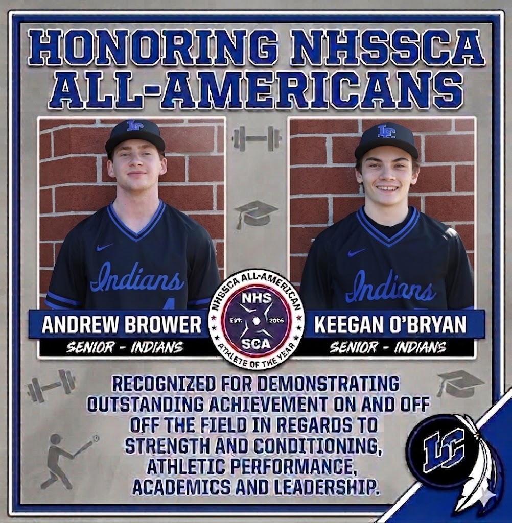 LCIndiansBball's tweet photo. Congratulations to Andrew Brower &amp; Keegan O'Bryan for being named NHSSCA High School All-Americans https://t.co/2FQezbJPlp