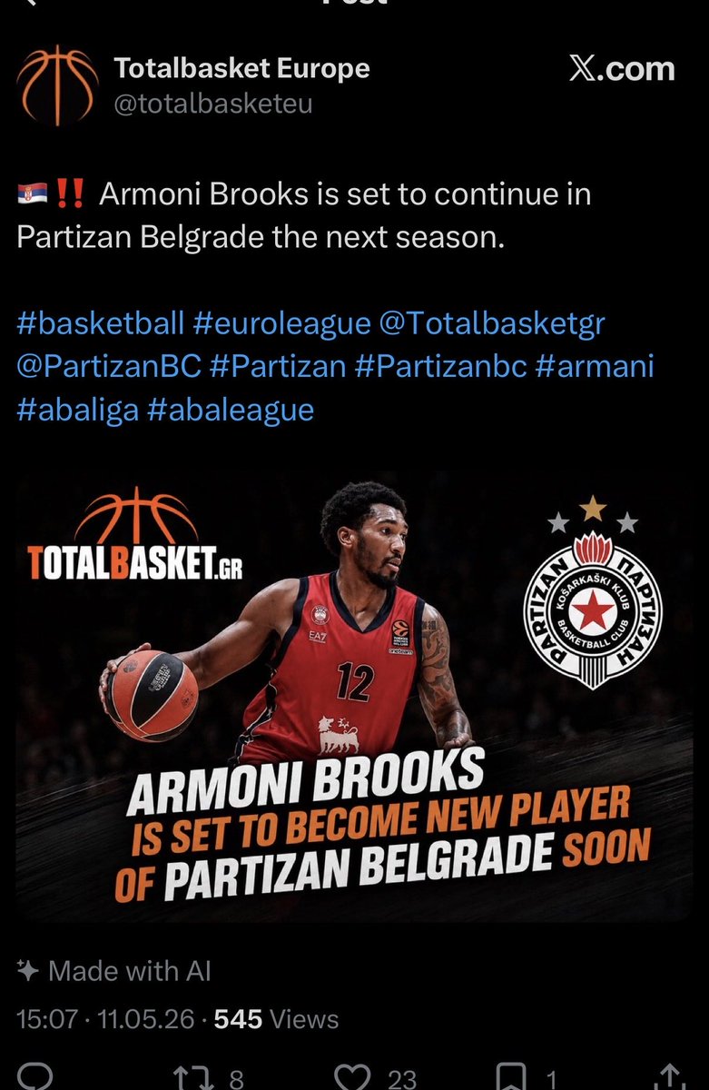 olympiacos fan #Ellis2026 tweet media
