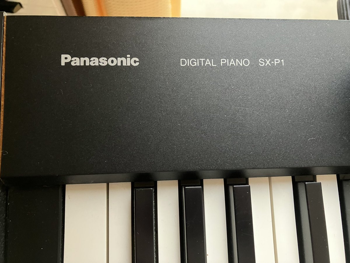 ライブ本番用に買った、希少な76鍵電子ピアノ Panasonic SX-P1 ピアノ1