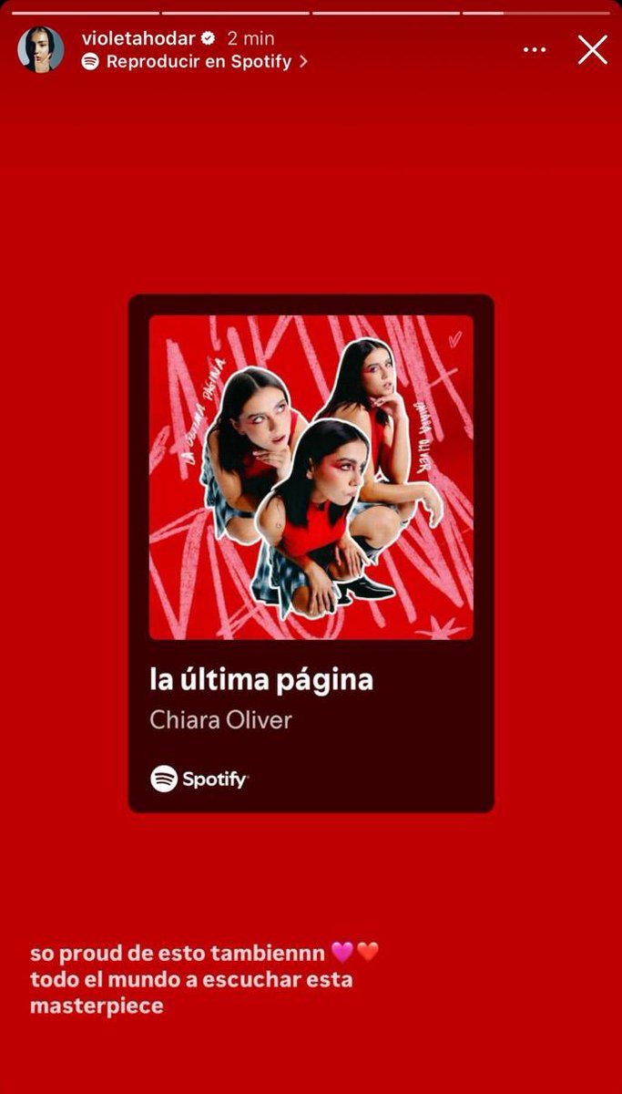 Ha ocultado Violeta a Chiara? tweet media