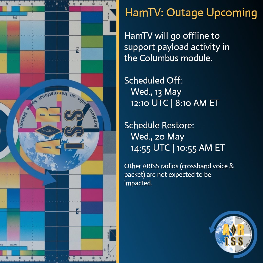 ARISS - Amateur Radio on the ISS tweet media