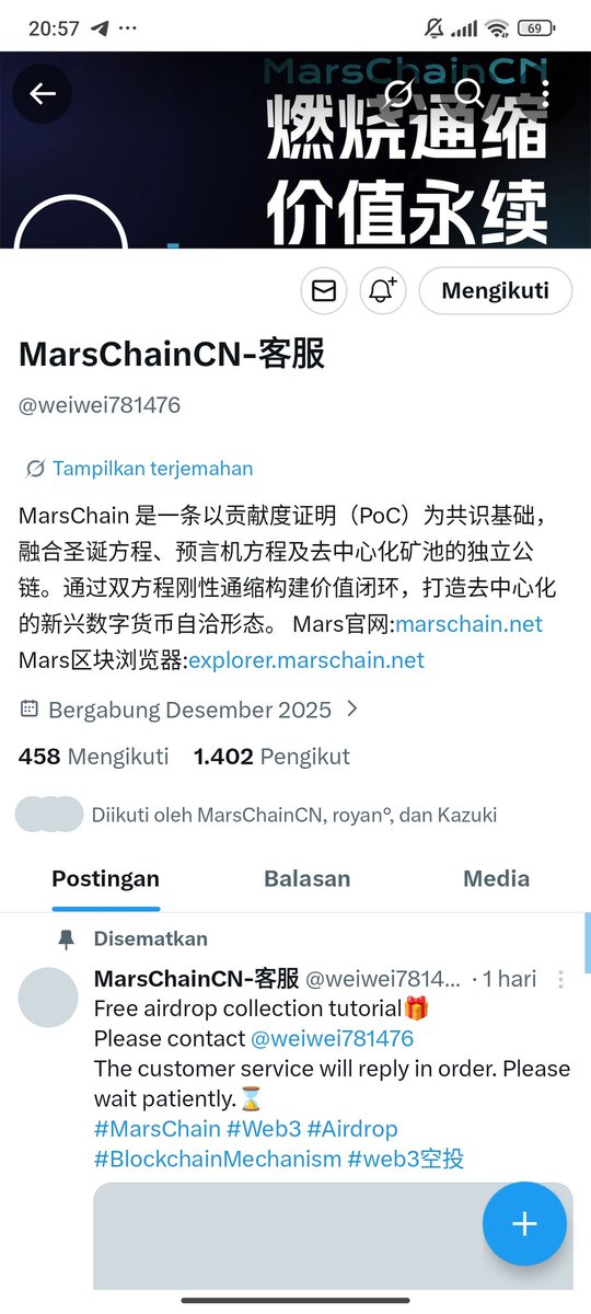 Synoze_man's tweet photo. @weiwei781476 I have follow and repost 

0ME619F372250BA9f5aED9C75a9A64E17789F2422D

Thanks. If you can use it to open my DMs, I don't mind 🙂 https://t.co/mzUxmjwMry