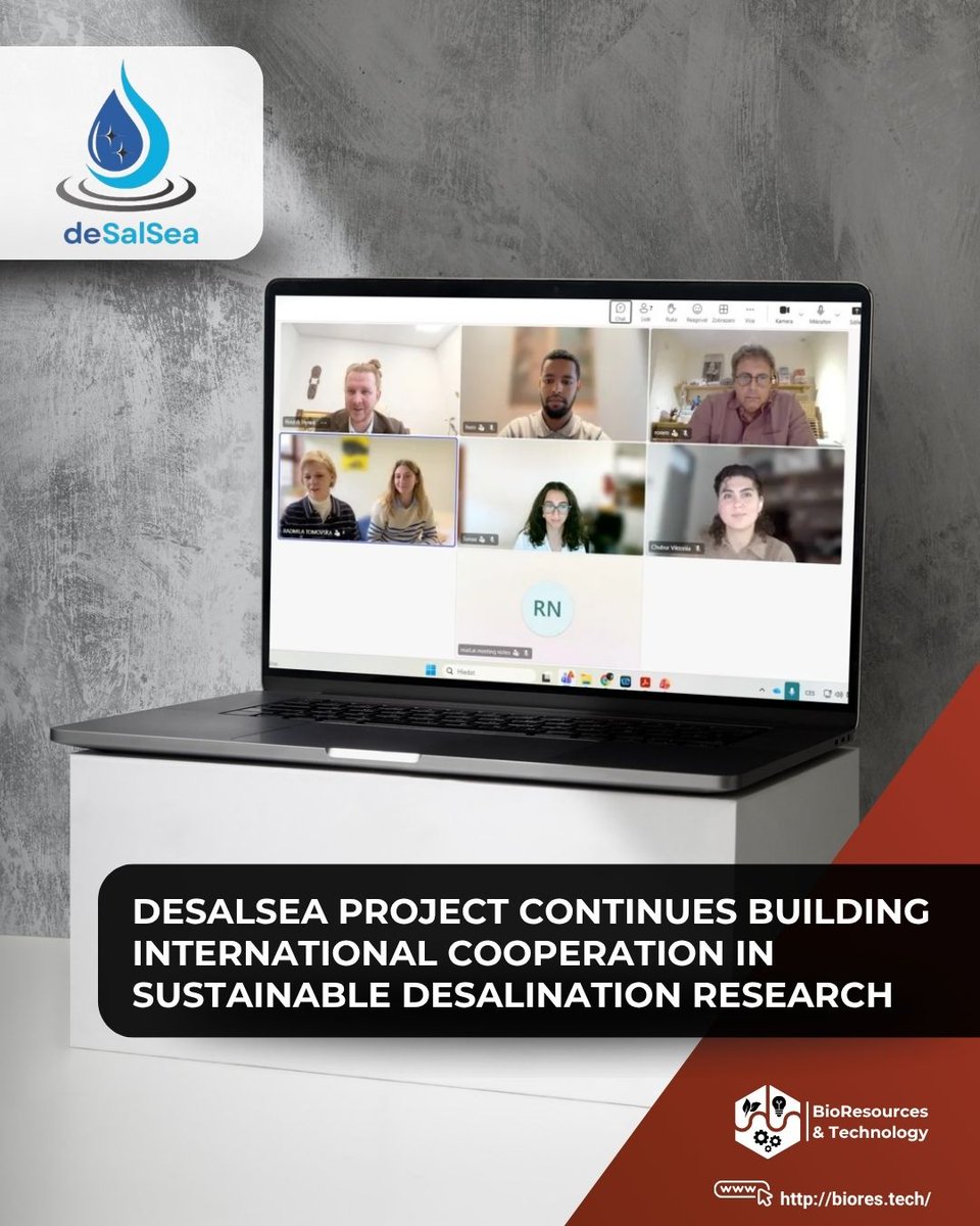 BioRes_Tech's tweet photo. 💧BRT Director @HynekRoubik and Dr. Viktoriia Chubur recently joined #deSalSea coordination meetings focused on innovative forward osmosis technologies for sustainable seawater #desalination.

🔗 More info: https://t.co/hK1bT04SL3 https://t.co/MOgQAeGnRB