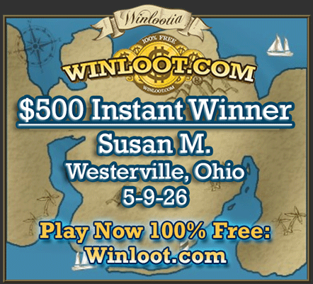 Winloot's tweet photo. 🥳Big congrats to $500 Winlootia Instant Cash #Winner, Susan M. of Westerville, Ohio!💸

✔️Play Winloot 100% FREE: https://t.co/mVFKMFaFvk
100+ Ways to #win up to $10,000,000!🆓 https://t.co/Od1cElbWze