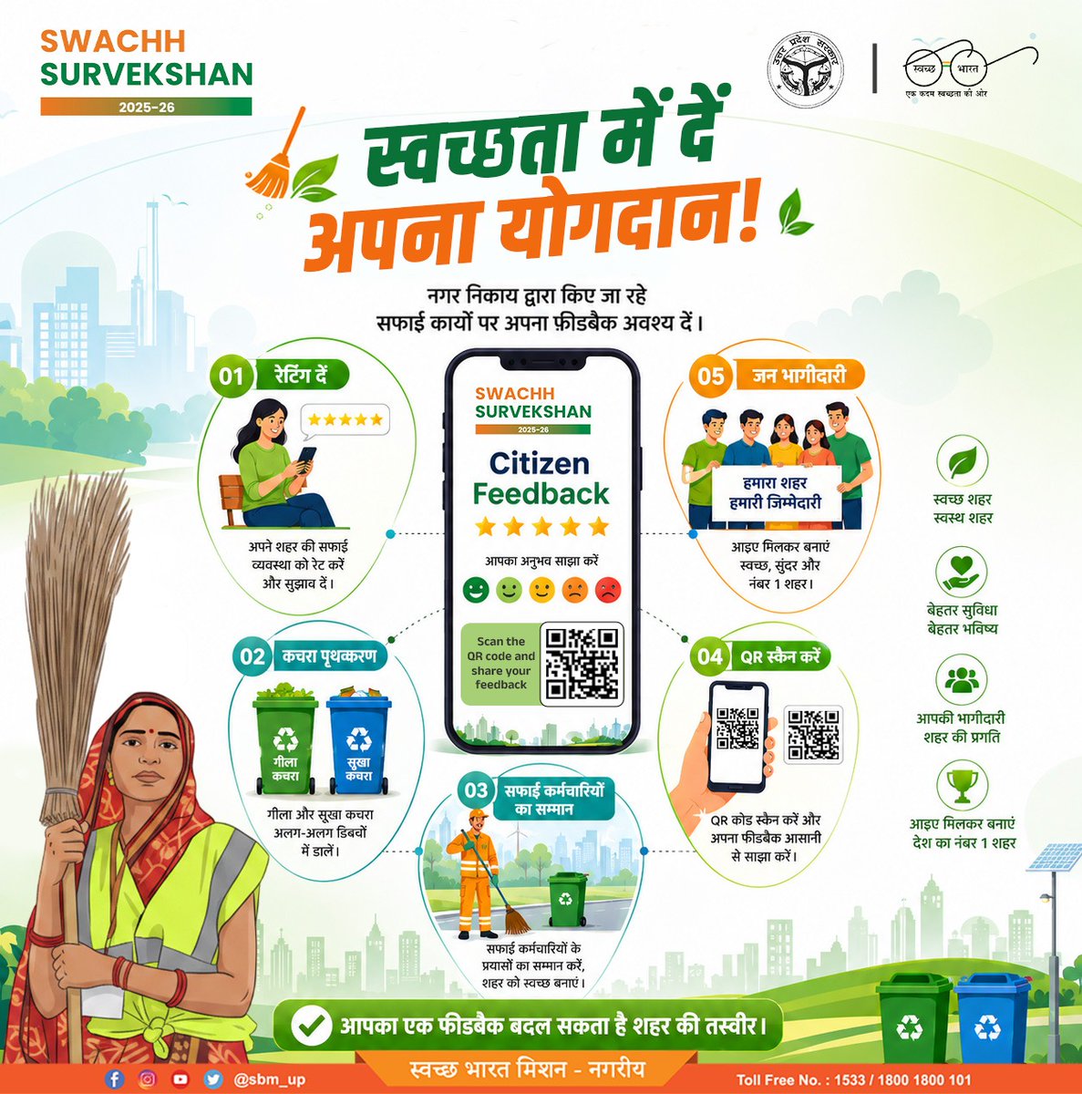 Swachh Bharat Mission, Uttar Pradesh (Urban) tweet media
