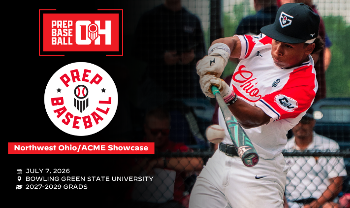 PrepBaseballOH's tweet photo. 𝗡𝗪 𝗢𝗵𝗶𝗼 𝗣𝗿𝗼𝘀𝗽𝗲𝗰𝘁𝘀/𝗔𝗖𝗠𝗘 𝗦𝗵𝗼𝘄𝗰𝗮𝘀𝗲

📝 Register Below:
🔗 https://t.co/Fhhlwv0j28

📆 When:
▪️ July 7
🗣️ Who:
▪️ 2027-2030 Grads
📍 Where:
▪️ Bowling Green State University

#BeSeen @PrepBaseball @PB_Uncommitted https://t.co/jF6V3ID1wc