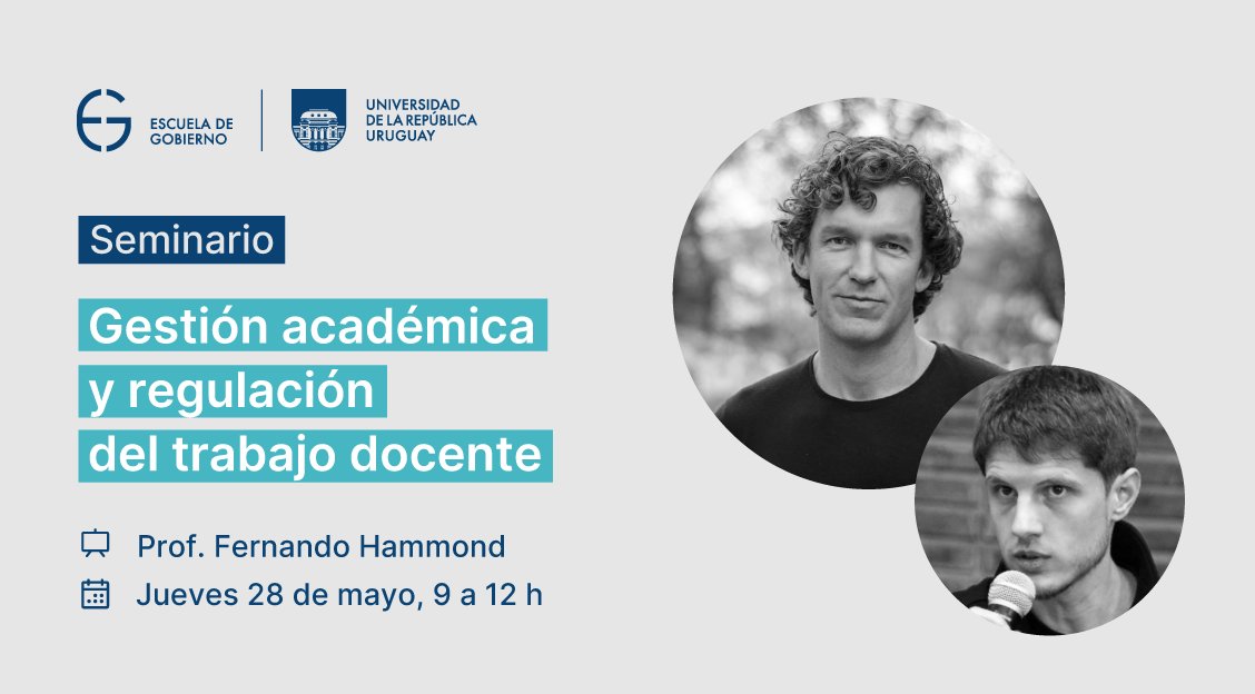 Escuela de Gobierno - Udelar tweet media