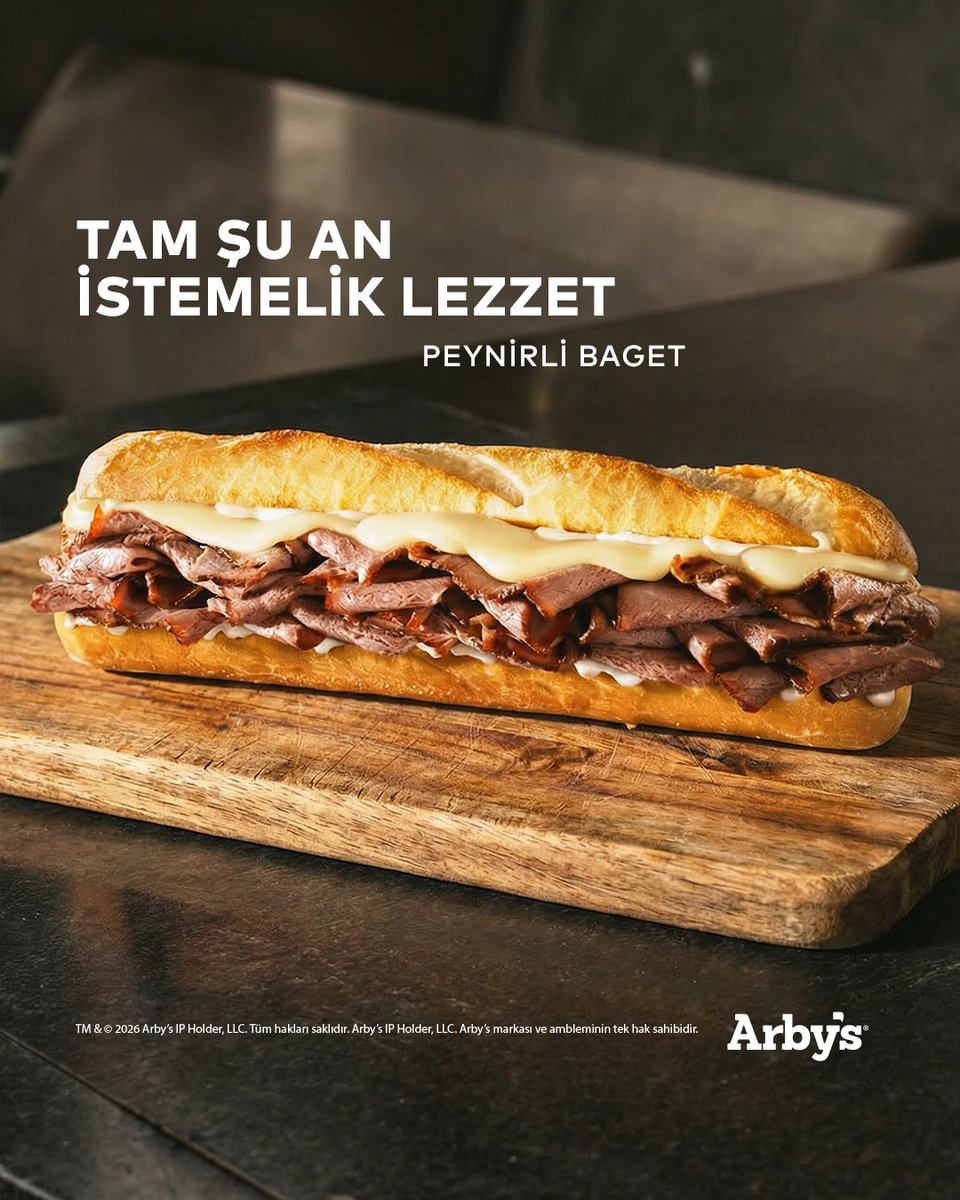 Arby's® Türkiye tweet media