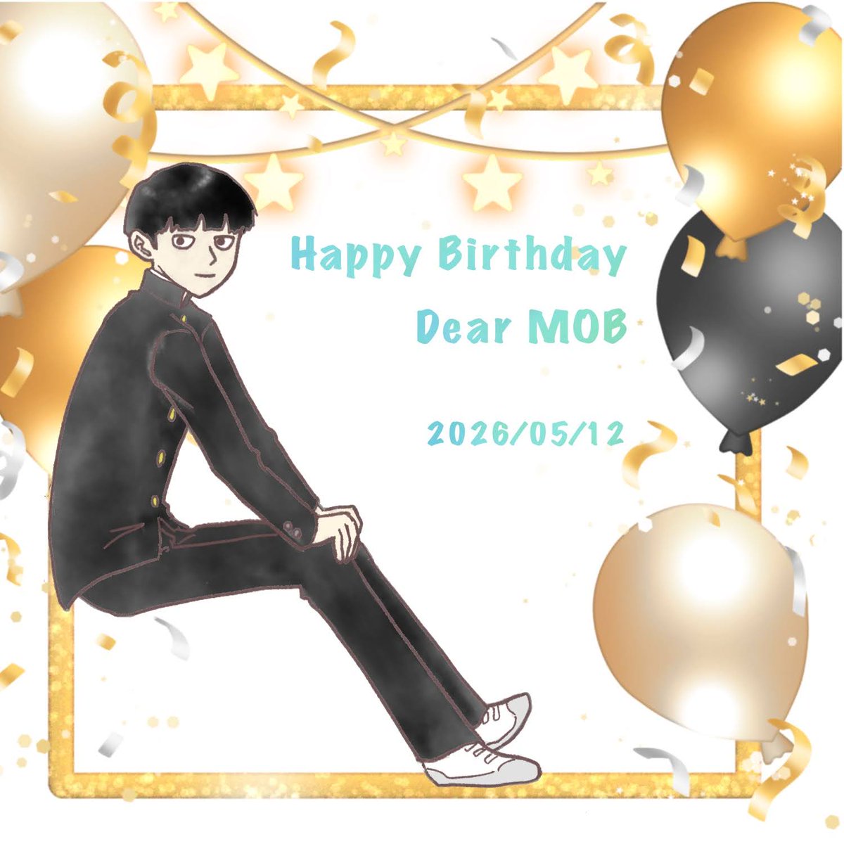 undercoverhand's tweet photo. モブくんお誕生日おめでとう
#影山茂夫誕生祭2026
#影山茂夫誕生祭2026 https://t.co/Mz2M26kwzd
