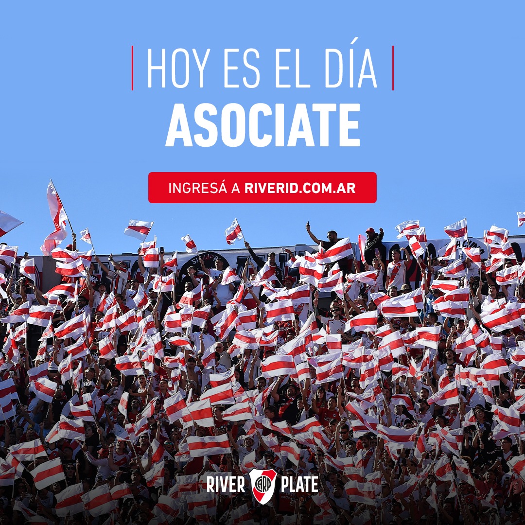 RiverPlate's tweet photo. Ingresá a RiverID, elegí tu categoría y empezá a vivir River desde adentro.