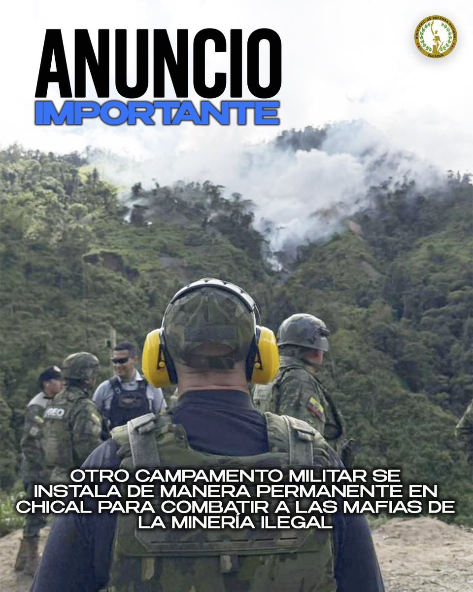 Ministerio de Defensa Nacional del Ecuador tweet media