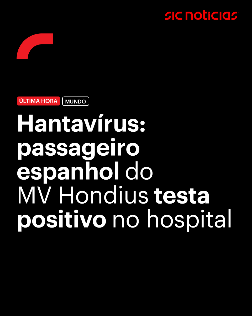 SICNoticias's tweet photo. Um espanhol que estava em quarentena testou, esta segunda-feira, positivo para o hantavírus.
Saiba mais aqui: https://t.co/ARxcjtnWiT
#mvhondius #health #saude #navio #hantavirus #virus #news #sicnoticias #spain #espanha https://t.co/YkybyblnyW