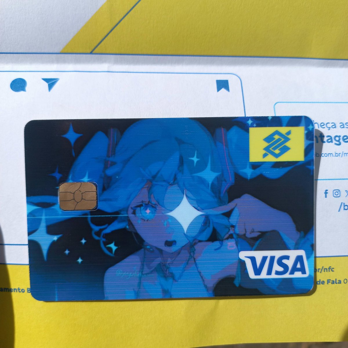 aikyozzera's tweet photo. TENHO UM CARTÃO DA HATSUNE MIKU E VOCÊS NÃO https://t.co/3gGypmJmHc